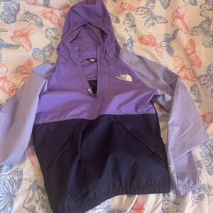 The North Face Kids Purple and Black Jacket